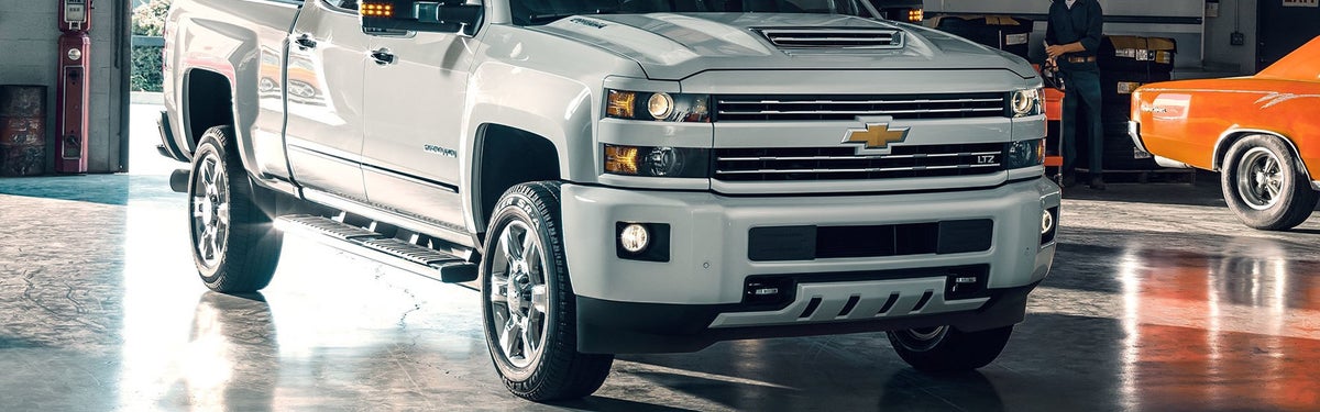 Front-side view of a Chevrolet Silverado 2500