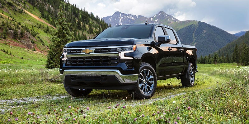 2022 Chevrolet Silverado 1500 parked in nature