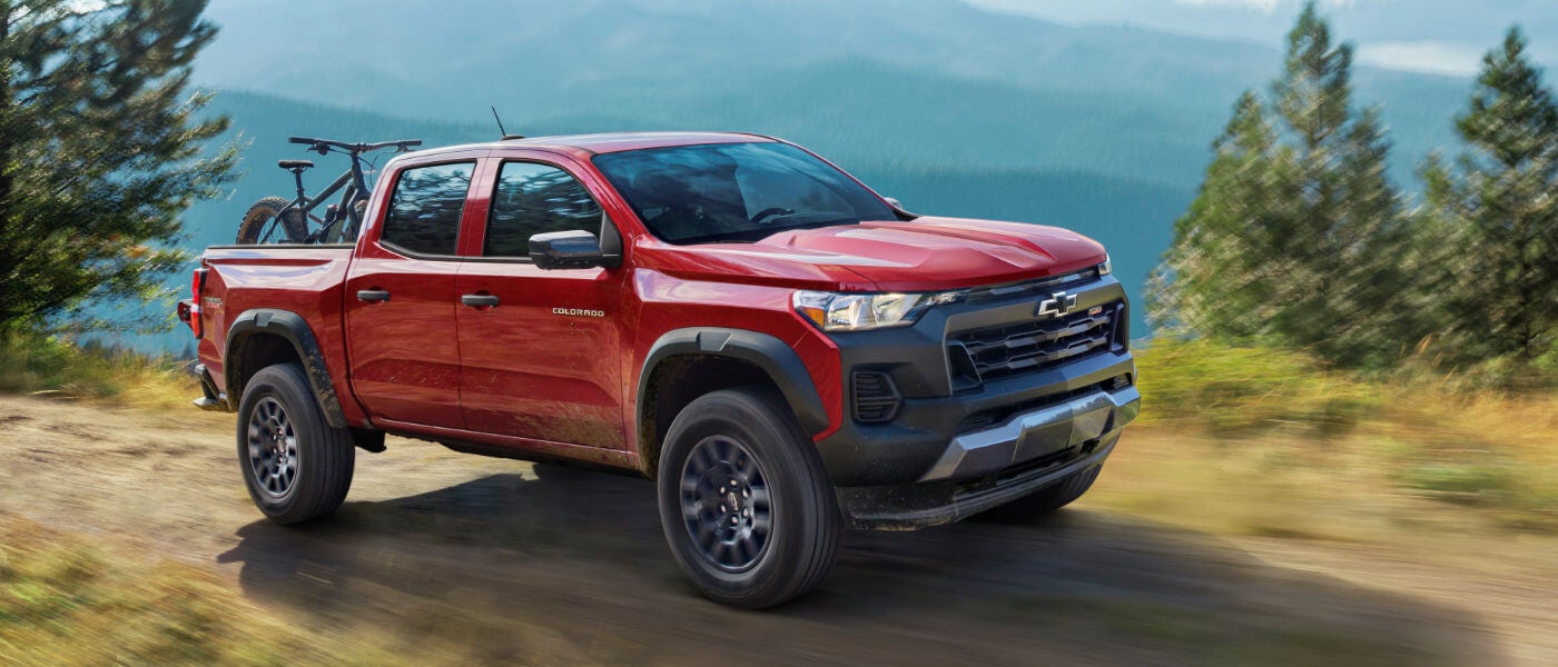2024 Chevy Colorado Exterior On Blurred Mountain Road