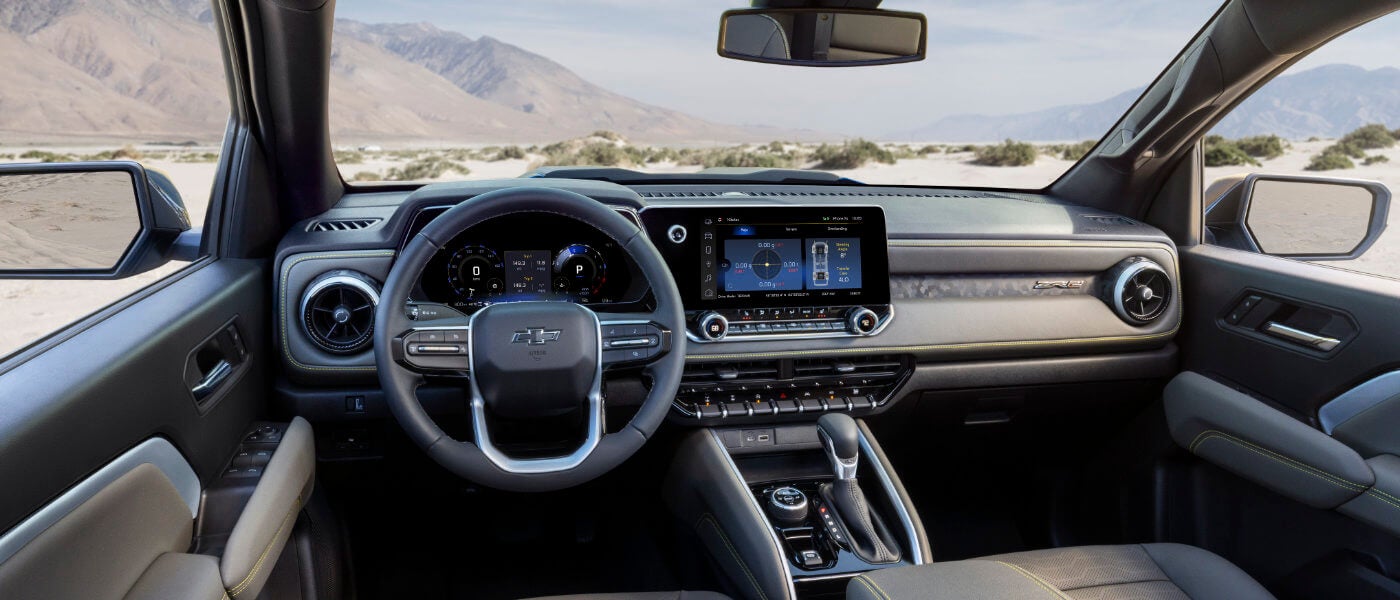 2024 Chevy Colorado Interior Front Seats And Dash