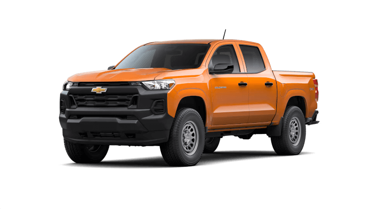 2025 Chevy Colorado WT Exterior - Sunrise Orange