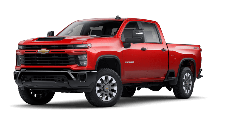 2025 Chevy Silverado 2500 HD Custom Exterior - Red Hot