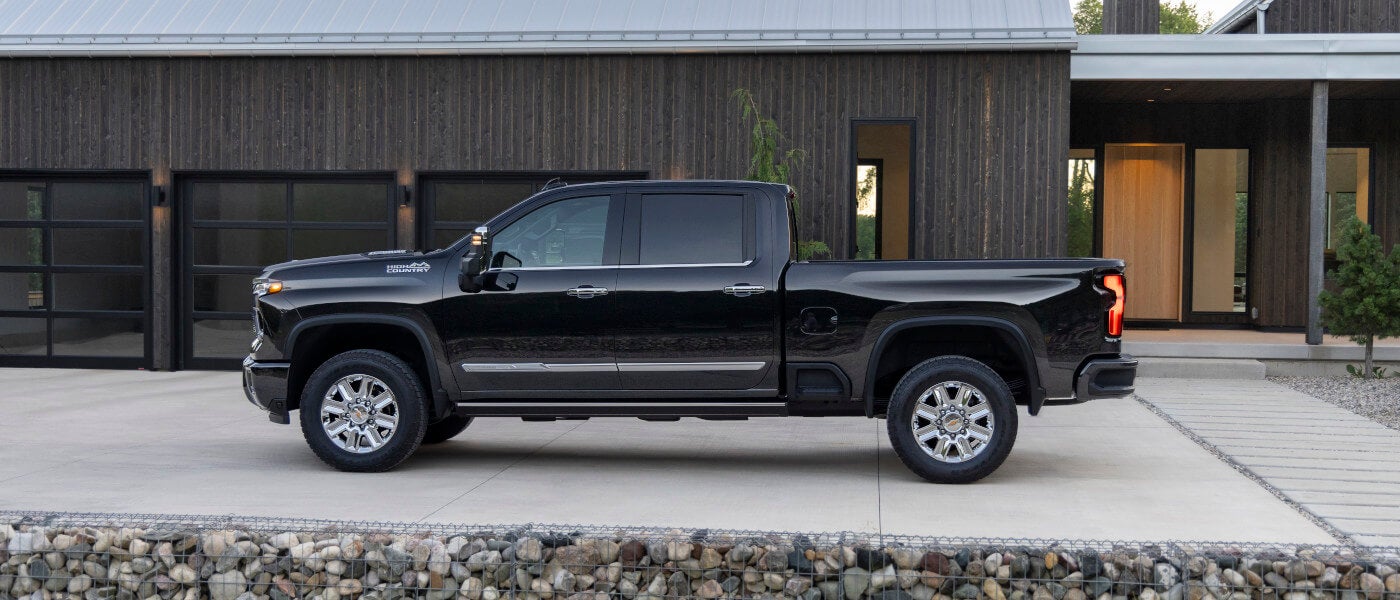 2025 Chevy Silverado 2500 HD Exterior Side Outside Modern House