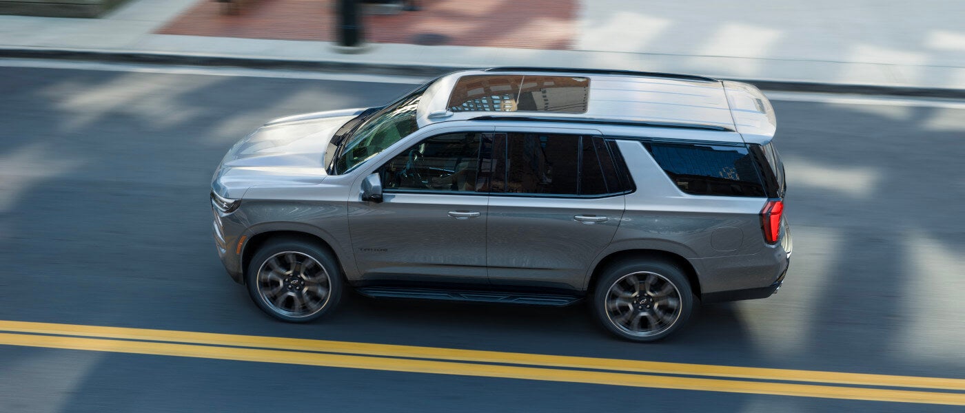 2025 Chevy Tahoe Exterior Driving On City Highway