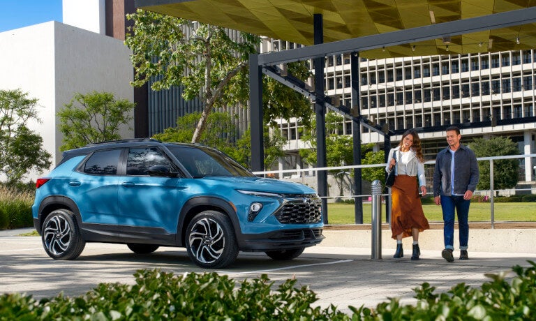 2025 Chevy Trailblazer Exterior Parked Under Promenade