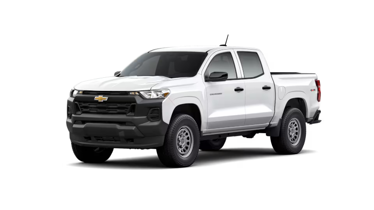 2026 Chevy Colorado WT Exterior - Summit White