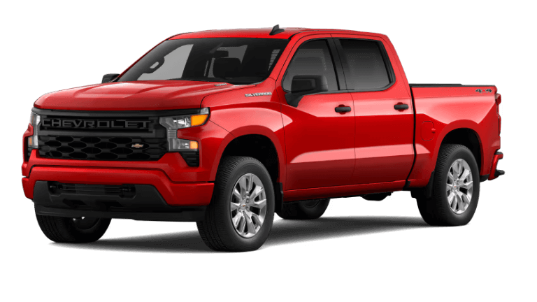 2026 Chevy Silverado 1500 Custom Exterior - Radiant Red Tintcoat
