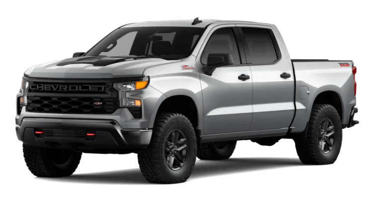 2026 Chevy Silverado 1500 Custom Trail Boss Exterior - Sterling Gray Metallic