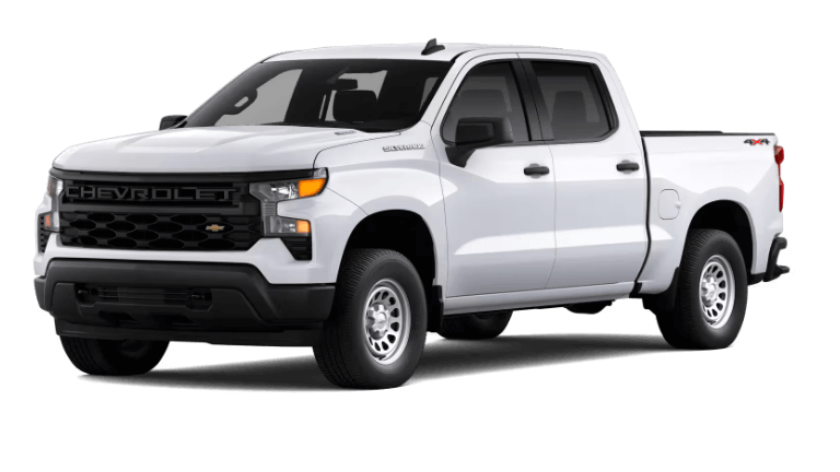 2026 Chevy Silverado 1500 WT Exterior - Summit White