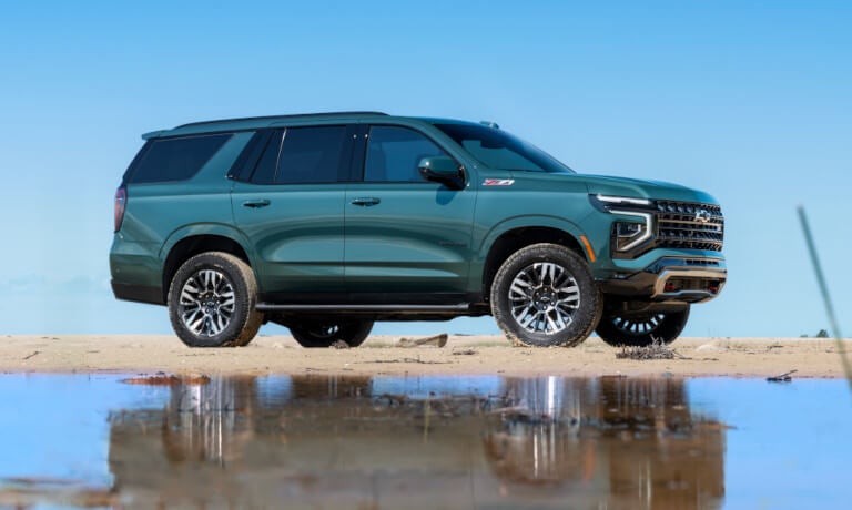 2026 Chevy Tahoe Exterior Side View In Desert