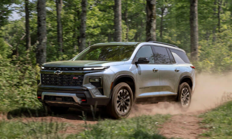 2026 Chevy Traverse Exterior On Forest Trail